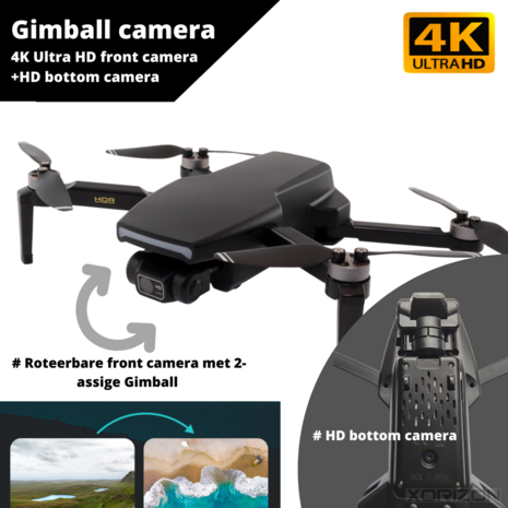 XZ96 4K gimball drone zwart